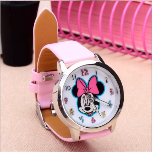Accessories - Light Pink Minnie Mouse watch